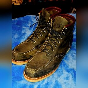 Red Wing Heritage Classic Moc Toe Work Boots - Men's Sz 12 -Excellent, Like New!